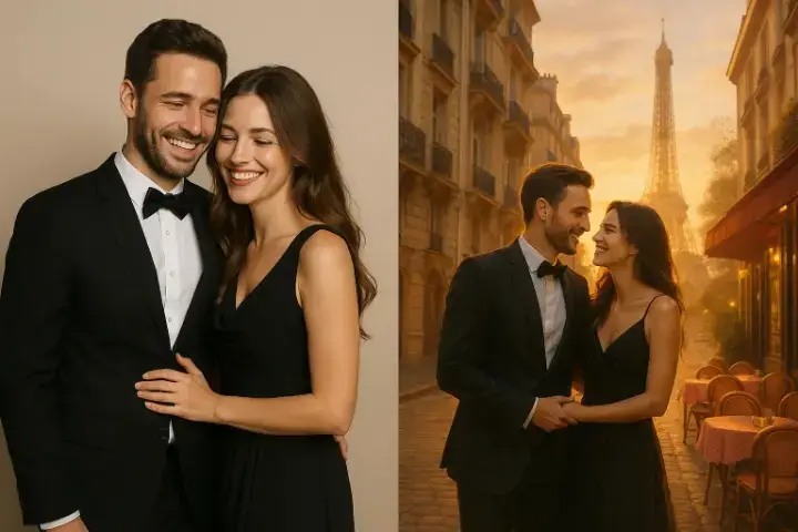 Verander foto-achtergrond