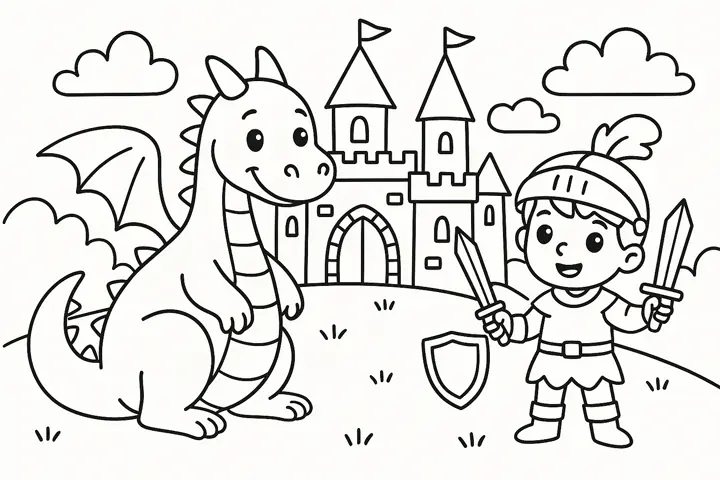 AI कलरिंग पेज जनरेटर