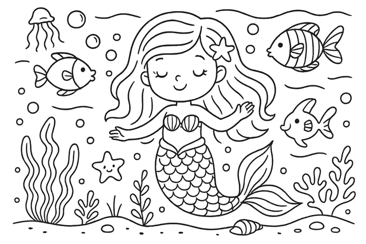 AI कलरिंग पेज जनरेटर