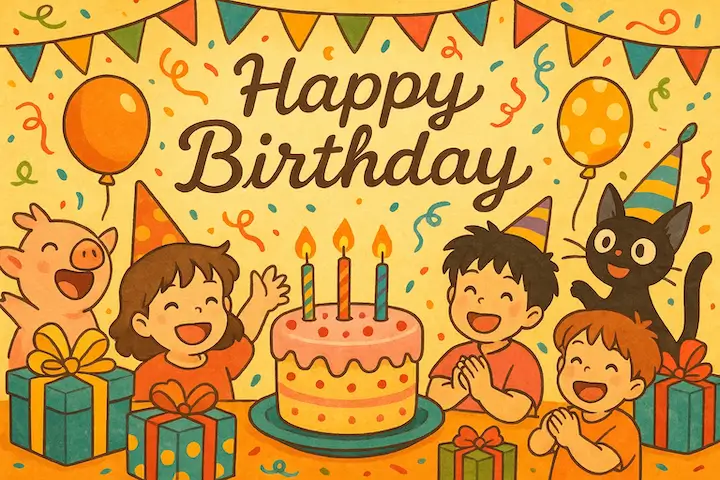 एआई जन्मदिन कार्ड निर्माता