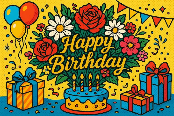 एआई जन्मदिन कार्ड निर्माता