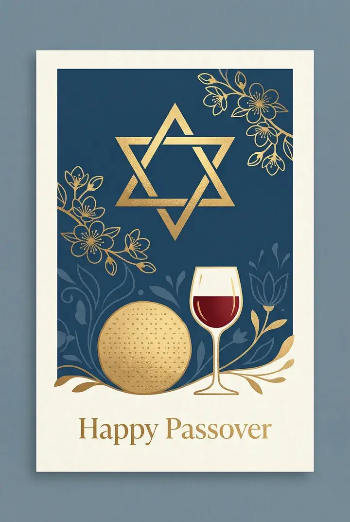 کارت‌های تبریک عید پسح