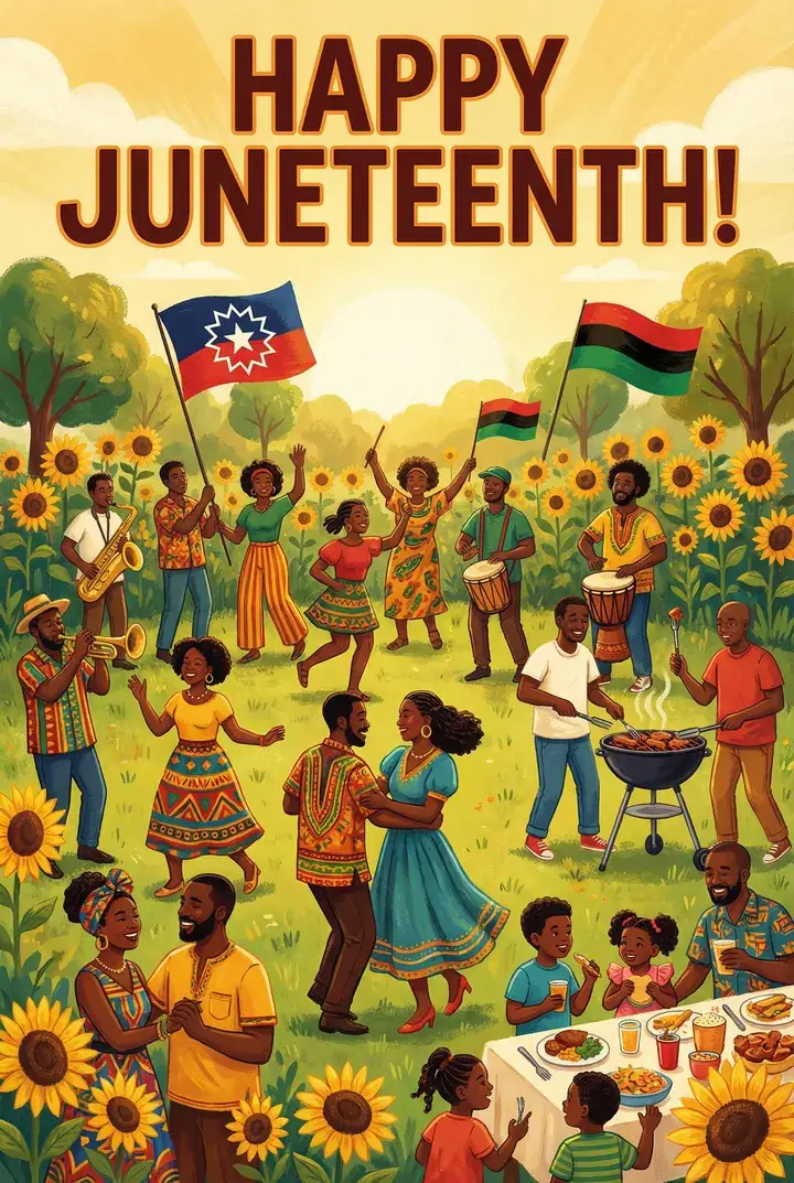 Kad Ucapan Juneteenth