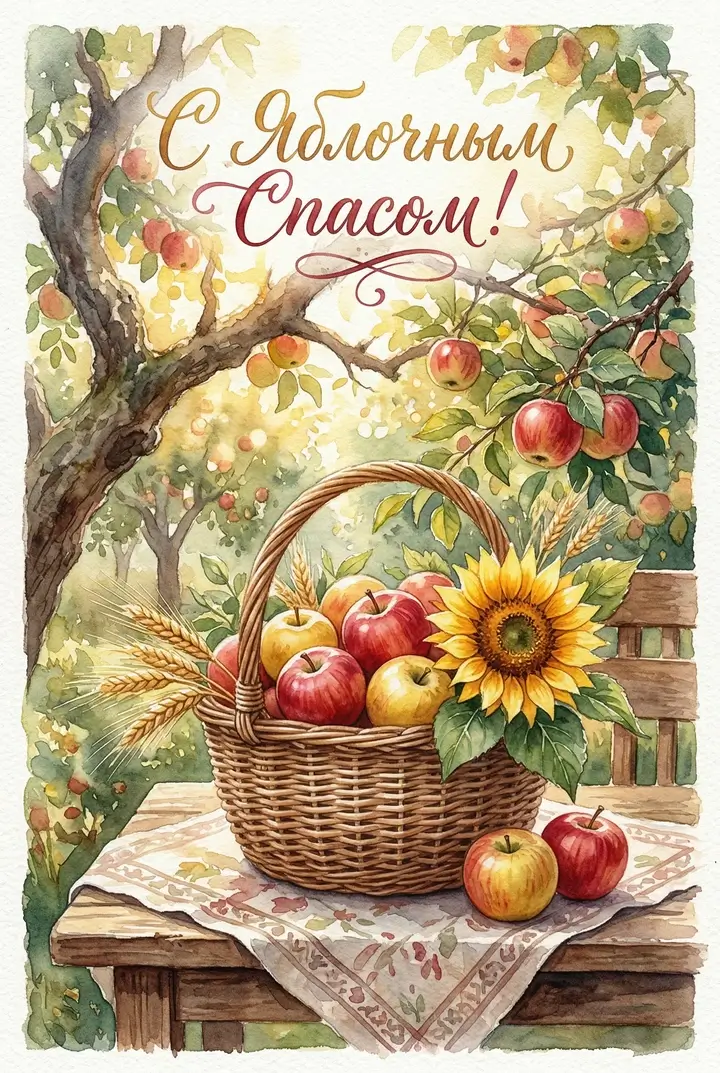 Apple Spas Greeting Cards