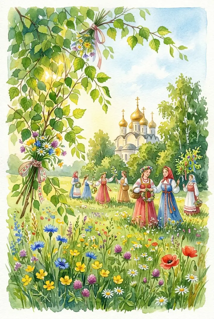 圣三一主日卡片