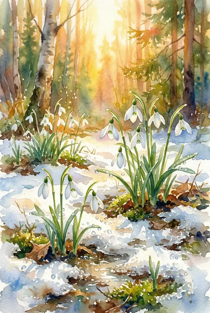 春天的第一天卡片