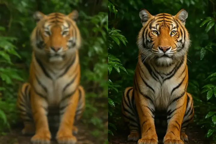 Öka fotoupplösning med AI