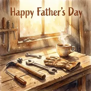 Листівка до Дня батька