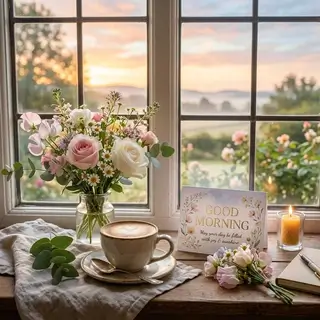 កាតជូនពរពេលព្រឹក