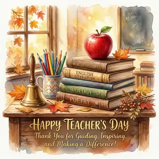 Листівка до Дня вчителя