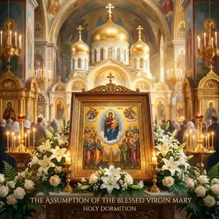 Листівка до Успіння