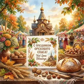 Листівка до Горіхового Спаса