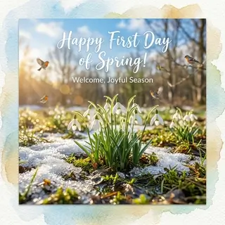 Весняна листівка