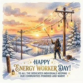 Листівка до Дня енергетика