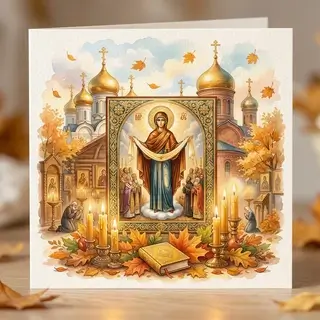 Листівка на Покрову