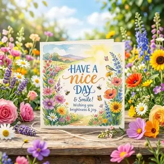 Листівка з побажанням гарного дня